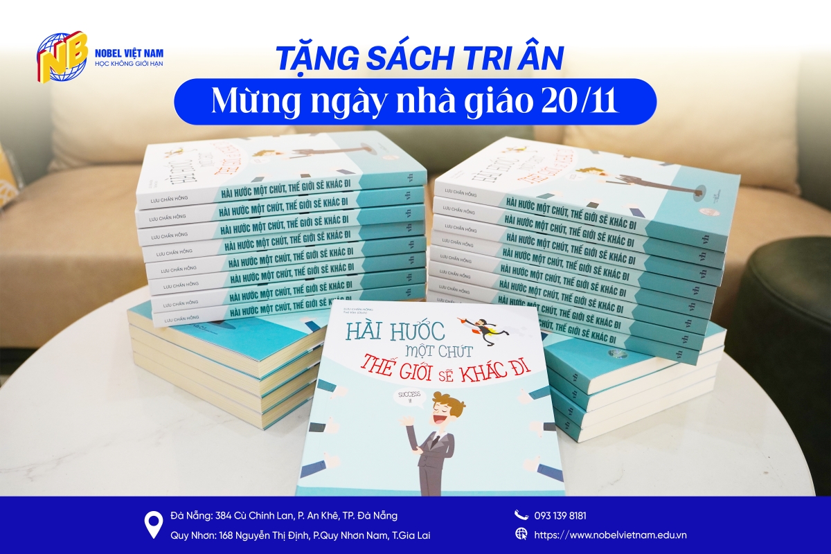 TẶNG SÁCH TRI ÂN – MỪNG NGÀY NHÀ GIÁO 20/11